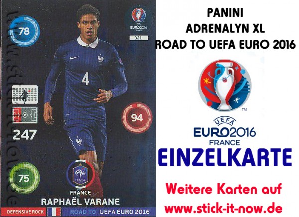 Adrenalyn XL - Road to UEFA Euro 2016 France - Nr. 321