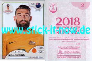 Panini WM 2018 Russland "Sticker" INT/Edition - Nr. 212