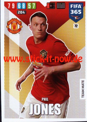 Panini FIFA 365 Adrenalyn XL (2020) - Nr. 72