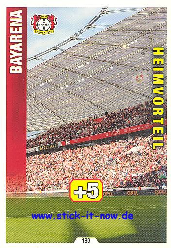 Match Attax 14/15 - HEIMVORTEIL - Bayer Leverkusen - Nr. 189