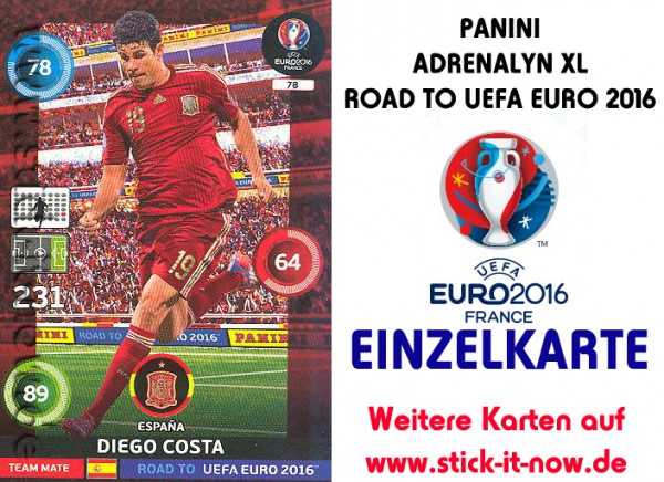 Adrenalyn XL - Road to UEFA Euro 2016 France - Nr. 78