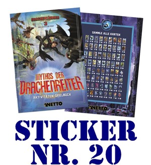 Netto - Mythos der Drachenreiter (2019) "Sticker" - Nr. 20
