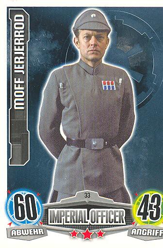 Force Attax - MOFF JERJERROD - Imperial Officer - Imperium - Movie Collection