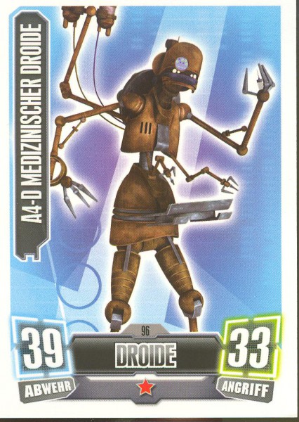 Force Attax - Serie II - A4-D Medizinischer Droide - Separatist