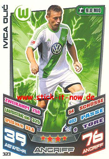 Match Attax 13/14 - VfL Wolfsburg - Ivica Olic - Nr. 323