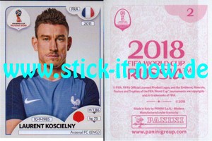 Panini WM 2018 Russland "Sticker" INT/Edition - Nr. 188