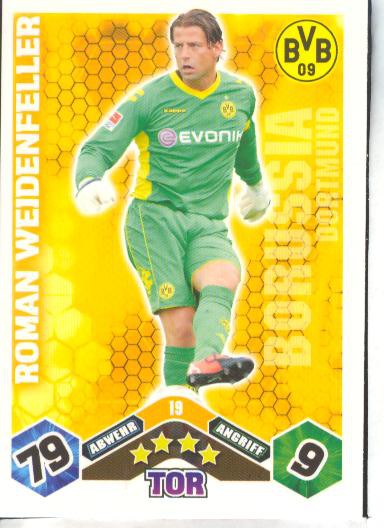 Match Attax 10/11 - ROMAN WEIDENFELLER - 019