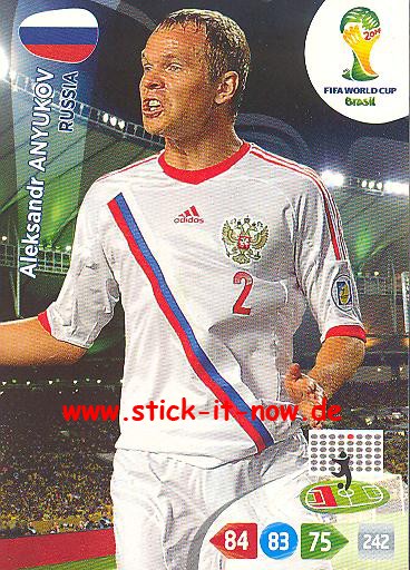 Panini Adrenalyn XL Brasil WM 2014 - Aleksandr ANYUKOV