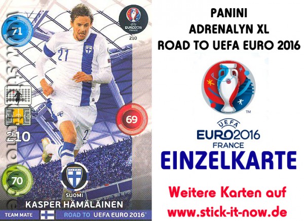 Adrenalyn XL - Road to UEFA Euro 2016 France - Nr. 210