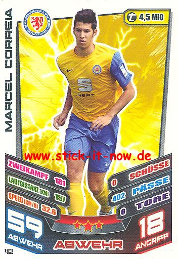 Match Attax 13/14 - Ein. Braunschweig - Marcel Correia - Nr. 42