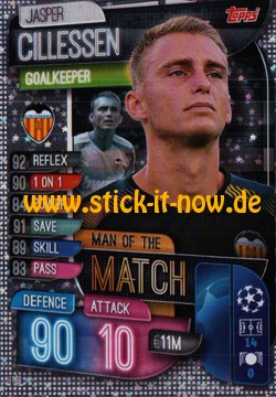Match Attax Champions League 2019/20 - Nr. M VAL (Man of the Match)