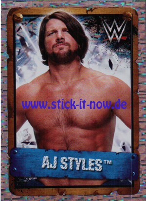 WWE "The Ultimate Collection" Sticker (2017) - Nr. 16 (GLITZER)