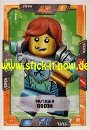 Lego Nexo Knights Trading Cards - Serie 2 (2017) - Nr. 27