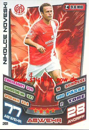 Match Attax 13/14 - FSV Mainz 05 - Nikolce Noveski - Nr. 201