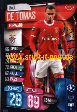 Match Attax Champions League 2019/20 - Nr. BEN 10