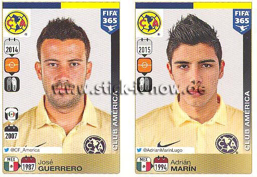 Panini FIFA 365 Sticker - Nr. 633 - 634