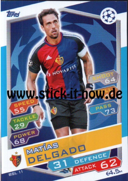 Match Attax Champions League 16/17 - Nr. BSL 11