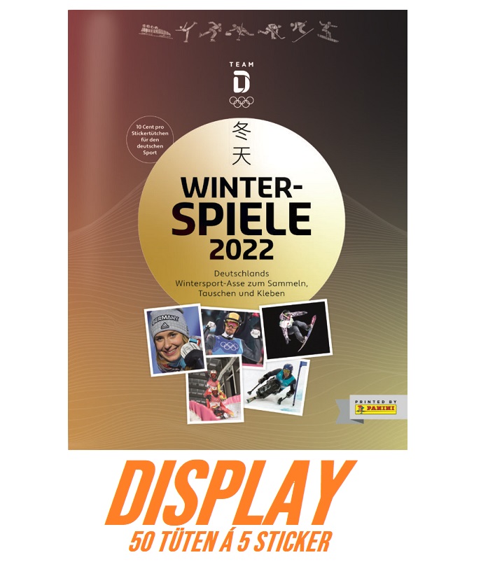 Sammelalbum 5 Tüten 25 Sticker Panini Team Deutschland D Olympia 2020/2021 