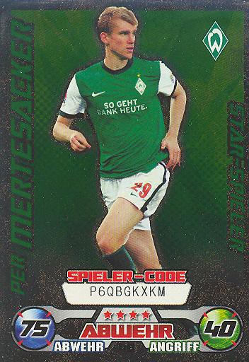 Match Attax 09/10 - PER MERTESACKER - SV Werder Bremen - STAR-SPIELER - Nr. 40