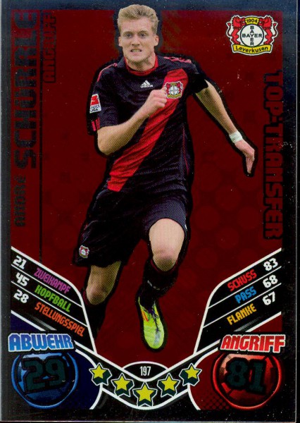 Match Attax 11/12 - André Schürrle - Top-Transfer