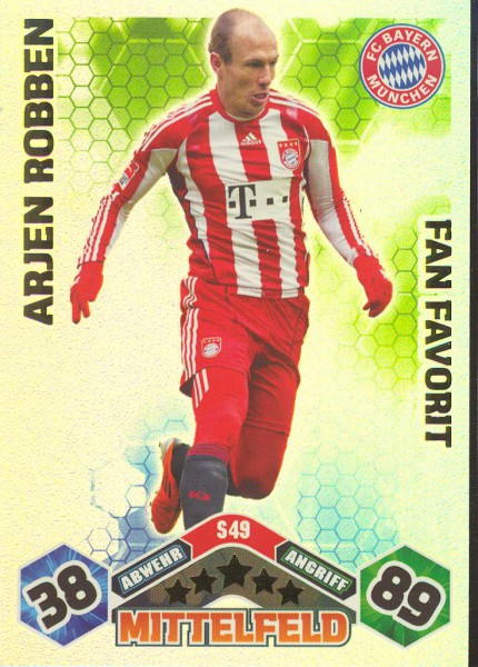 Arjen Robben - Match Attax 10/11 Spezial - Fan Favorit