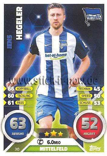 Topps Match Attax Bundesliga 16/17 - Nr. 30