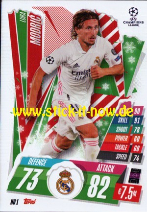 Match Attax Champions League 2020/21 "Festive" - Nr. HU 1