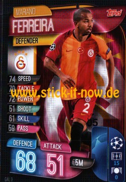 Match Attax Champions League 2019/20 - Nr. GAL 3