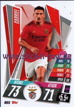 Match Attax Champions League 2020/21 - Nr. BEN 15