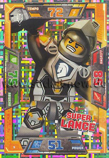 Lego Nexo Knights Trading Cards (2016) - Nr. 9 (Glitzer)