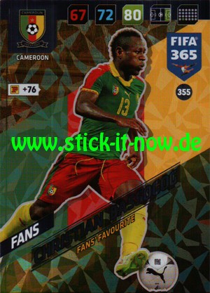 Panini FIFA 365 Adrenalyn XL 2018 - Nr. 355 (Fans)