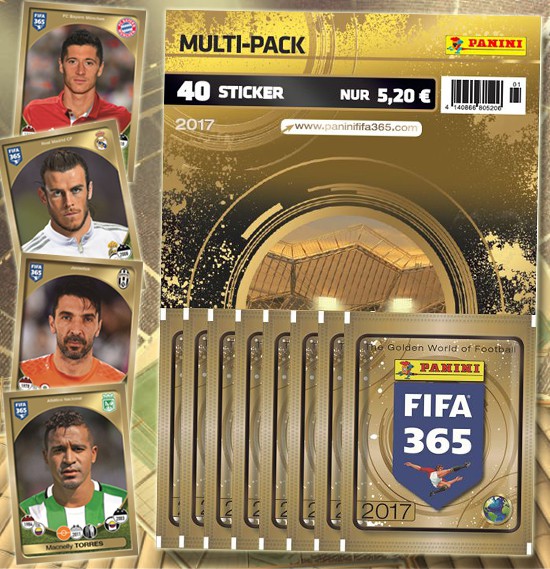 Panini FIFA 365 Sticker 16/17 - Multipack