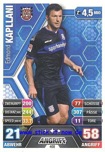 Match Attax 14/15 - Edmond KAPLLANI - FSV Frankfurt 1899 - Nr. 408