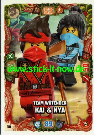 Lego Ninjago Trading Cards - SERIE 6 "Next Level" (2021) - Nr. 30