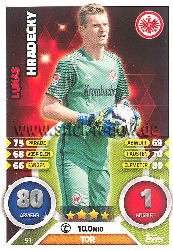 Topps Match Attax Bundesliga 16/17 - Nr. 91