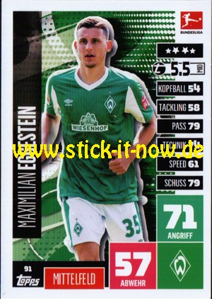 Topps Match Attax Bundesliga 2020/21 - Nr. 91