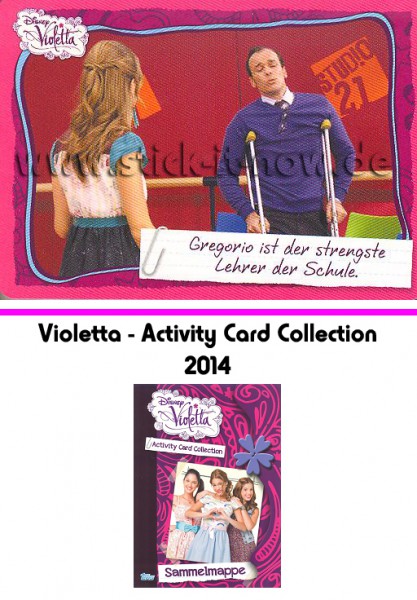 Disney Violetta - Activity Cards (2014) - Nr. 56