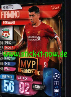 Match Attax Champions League 2019/20 "Extra" - Nr. MVP 2