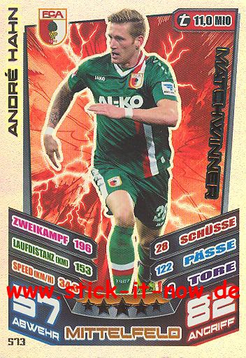 Match Attax 13/14 EXTRA - MATCHWINNER - ANDRE HAHN - Nr. 573