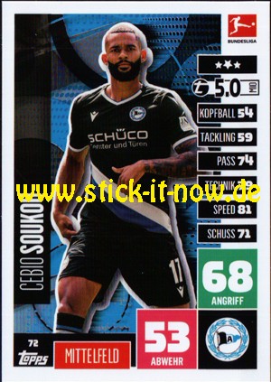 Topps Match Attax Bundesliga 2020/21 - Nr. 72