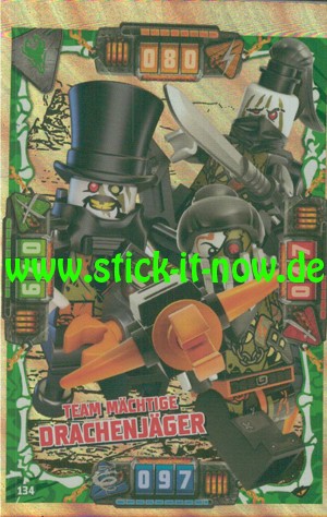 Lego Ninjago Trading Cards - SERIE 4 (2019) - Nr. 134 ( Holofolie )