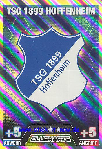 Match Attax 14/15 - CLUBLOGO - TSG Hoffenheim - Nr. 145 (Logo)