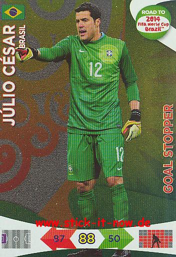 Panini Adrenalyn XL Road to WM 2014 - JULIO CESAR - Goal Stopper