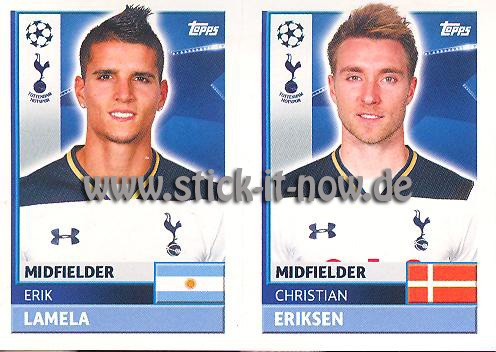 Topps Champions League Sticker 16/17 - Nr. TOT 14 + 15