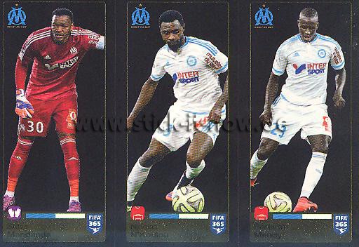 Panini FIFA 365 Sticker - Nr. 413 - 414 - 415