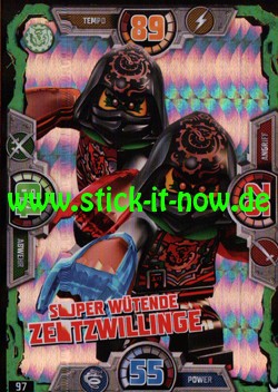 Lego Ninjago Trading Cards - SERIE 3 (2018) - Nr. 97 (GLITZER)