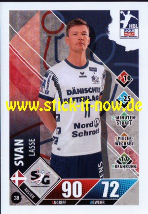 LIQUI MOLY Handball Bundesliga "Karte" 20/21 - Nr. 39