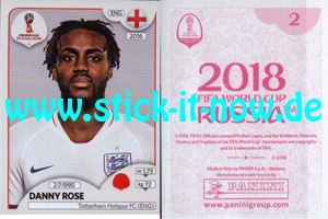 Panini WM 2018 Russland "Sticker" INT/Edition - Nr. 568