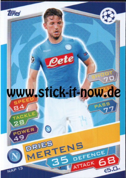 Match Attax Champions League 16/17 - Nr. NAP 13