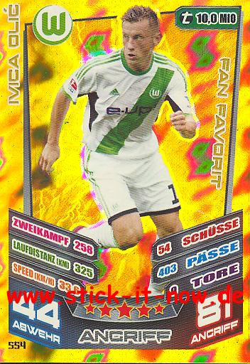 Match Attax 13/14 EXTRA - Fan Favoriten - IVICA OLIC - Nr. 554